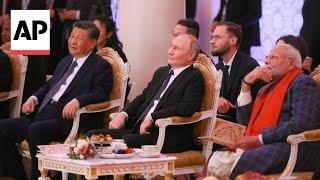 Putin hosts China’s Xi Jinping and India’s Narendra Modi at BRICS summit in Russia