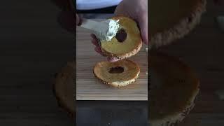 Babe wanted a salmon bagel 