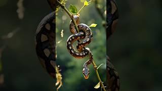 snake in jungle #snake #animals #natureocean #natureheling #nature #midjourney