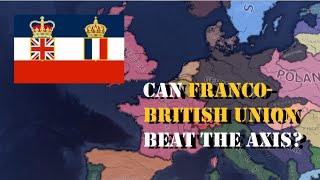 Franco-British Union in WW2 - Hoi4 Timelapse