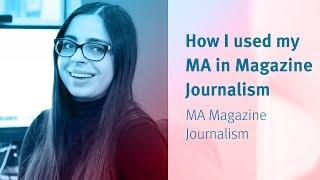 City, University of London: How I used my MA in Magazine Journalism