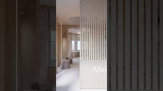 Before and After 3D render transformation #3drenderings #3drenders #usa