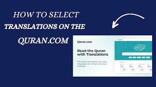 [New] How to Select Translations on the Quran.com? Ibrahim Ihsaan Mohamed