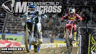 ELI TOMAC GOES BEAST MODE IN SAN DIEGO | TWMX Supercross 450 Race Highlights