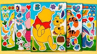 WINNIE THE POOH STICKER BOOK MAKEOVER | CREATE FUN SCENES WITH PIGLET, TIGGER & EEYORE