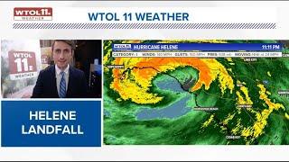 Hurricane Helene makes landfall on coast of Florida