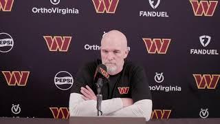 HC Dan Quinn Speaks to the Media on Victory Sunday | Washington Commanders