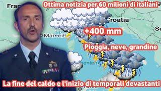 METEO - l'inverno sta arrivando!!  Segnatevi questa data Preparate bombe ad acqua e grandine