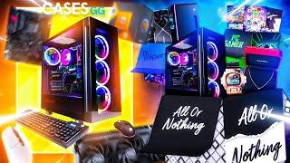 I TRIED TO BUILD A PC BY OPENING CASES!? (Cases Highrolling)