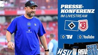 RE-LIVE: MATCHDAY-PRESSEKONFERENZ I HSV vs. Jahn Regensburg I 5. Spieltag