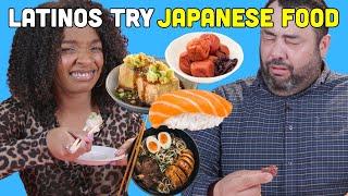 Latinos Try & Rate Japanese Food! (Sushi, Agedashi Tofu, Umeboshi) | Pero Like
