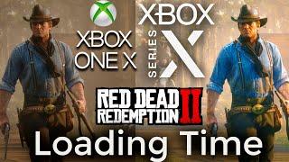 Red Dead Redemption 2 XBOX SERIES X Vs XBOX ONE X Loading Speed Time Comparison Gameplay