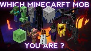 Which Minecraft Mob You Are ?  #shorts #mimecarft #Shorts