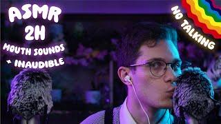 ASMR | 2h d'inaudible et de mouths sounds en layered ( deux fois plus de frissons ! ) 