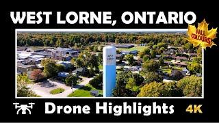  Stunning Fall Colors in West Lorne, Ontario – 4K DJI Mini 4 Pro Drone Highlights! 