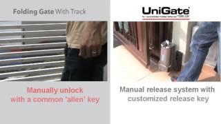 Unigate Trackless Folding Gate