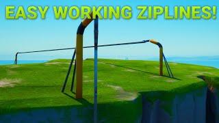 EASY Working Zipline Tutorial in Fortnite Creative