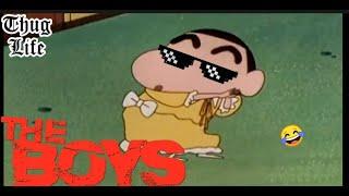 THE BOYS MEME | shin Chan thug life moment Shin Chan funny moments #shinchan #theboysmeme PART 10