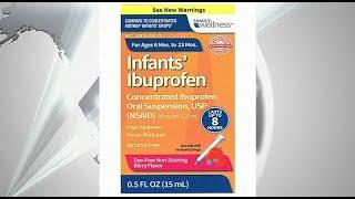 Children's ibuprofen recalled due to safety risk