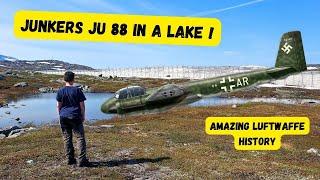 Junkers JU-88 in a lake. AMAZING Luftwaffe story and location found !