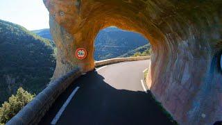 Driving One of the Best Scenic Routes  Gorges de la Nesque - 4k