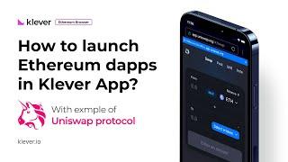 HOW TO LAUNCH ETHEREUM DAPPS IN KLEVER BROWSER