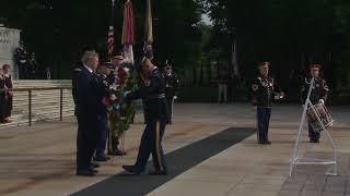 ARMY 250th Birthday - Wreath Laying at the Tomb of the Unknown Soldier