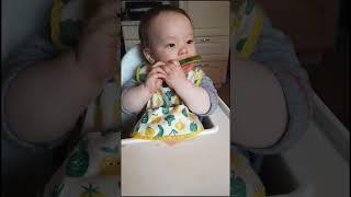 餐后水果来一片，能看完的是真爱#人类幼崽都这么馋吗 #爱吃水果的宝宝 #萌娃日常 #vlog
