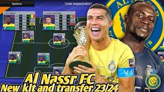 Al-Nassr FC New kit and transfer 2024 with Cristiano Ronaldo|Dls 19