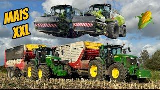 MAISMONSTER bei der Arbeit - XXL-Ernte mit Claas Jaguar 990 und 960 TT | Lohnunternehmen Nagel (4K)