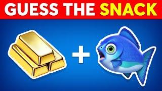 Can You Guess The SNACK & JUNK FOOD By Emoji?  Emoji Quiz Challenge 2025