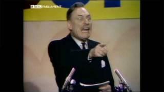 enoch powell denies he is a judas   1974