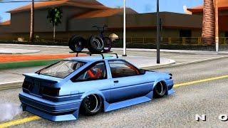 Toyota Corolla ae 86 helladrift - GTA MOD _REVIEW