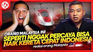 Ga Percaya‼️ Pengalaman Orang Malaysia Naik Whooosh Jakarta-Bandung  Reaction