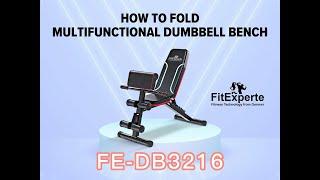 Sellincost How To Fold Multifunctional Dumbbell Bench FE-DB3216