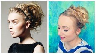 DIRTY HAIR UPDO - ARTYSTYCZNY NIEŁAD Z OPASKAMI