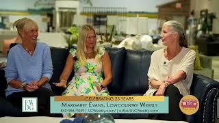 CONVERSATIONS ON THE COUCH | Margaret Evans: Celebrating 25 Years! | Lowcountry Weekly | WHHITV