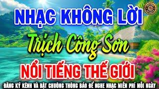 Nhạc Không Lời Trịnh Công Sơn Nổi Tiếng Thế Giới | Hòa Tấu Guitar Cổ Điển, Nghe Cực Nhẹ Nhàng Êm Tai