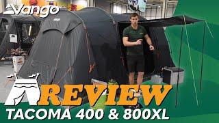 Vango Tacoma 400 & 800XL (Poled) Tent Review 2025