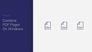 Combine PDF Pages on Windows with PDFelement