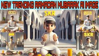 Ramadan Mubarak Ke Ai Photo Kaise Bnaye || How to Generate Ai Ramadan Mubarak Image | Tech SKR