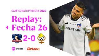 TNT Sports Replay | Colo Colo 2 - 0 Cobresal | Fecha 26