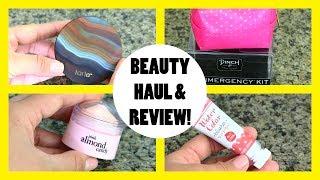 Beauty Haul & Review: Tarte Amazonian Clay Foundation, Philosophy, Sephora, Imomoko