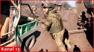 ‘Drone’s coming, it hit”-Evacuating military equipment, Russians are attacked by Ukrainian drones