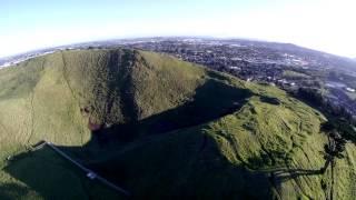 Xiro Drone Xplorer V Aerial video at Auckland volcanic crater!