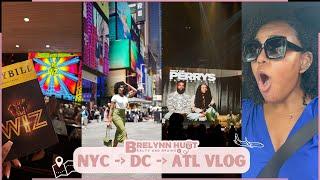 VLOG | NYC Broadway, ATL Work Trip, Capitol Hill + DMV Meet the Perrys Tour | beautyandbrains