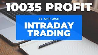 Intraday Trading || Jibanjyoti Panigrahi || 27 APR 2021