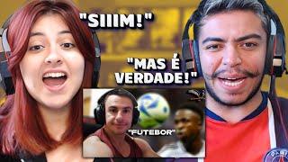 XANDÃO EXPLICA PORQUE NÃO GOSTA de FUTEBOL e VIDEO GAME | REACT em CASAL