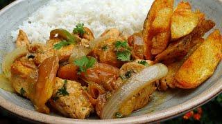 Pollo saltado al mejor estilo peruano