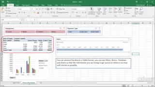 What is a Pivot Table? - Excel 2016 Pivot Table